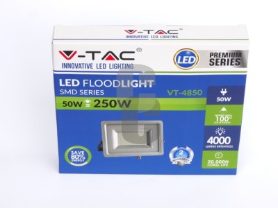 Нови предложения Прожектор LED 50W -V-TAC-